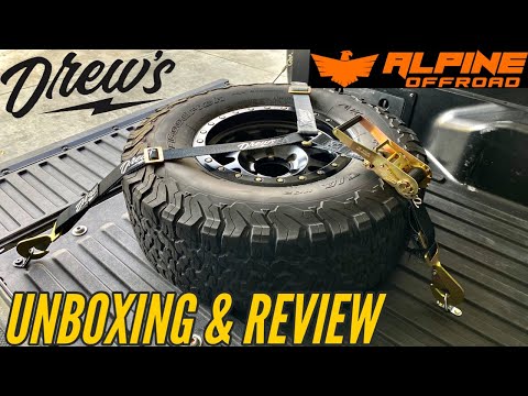 Installing Alpine Offroad Spare Tire Strap From Drew's Fab