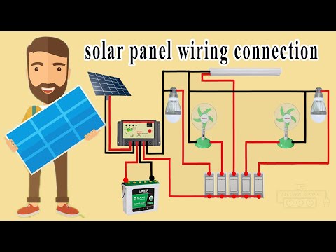 Electric Series line testing board connection animation video