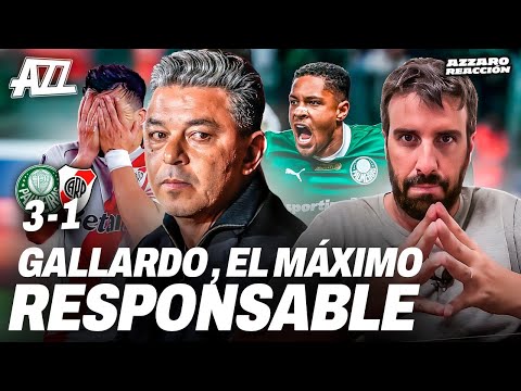 AZZARO REACCIÓN - RIVER LO PERDIÓ EN LA IDA: PALMEIRAS LO ELIMINÓ GANÁNDOLE 3-1 Y 5-2 EN EL GLOBAL