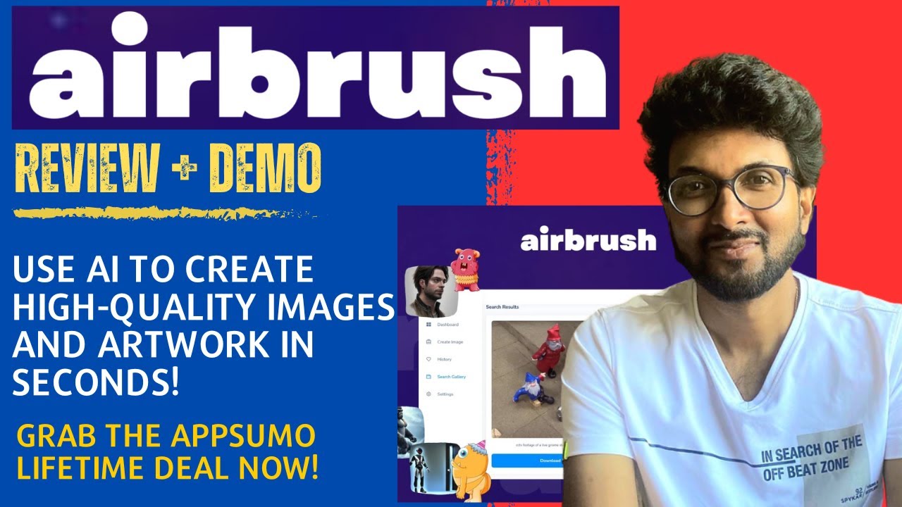 Airbrush Review + Demo – Use AI to create high-quality images and artwork in seconds!