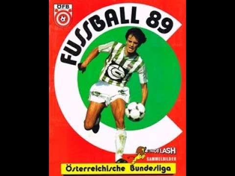 STICKERS EUROFLASH AUSTRIAN CHAMPIONSHIP 1989 FC SWAROVSKI TIROL