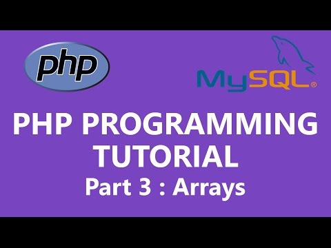 Php Programming Tutorial Part 3 Working With Array