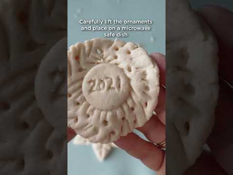 Microwave Salt Dough Ornaments *Ready in 3 minutes or less!*