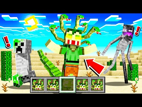 Morphing into MEDUSA in MINECRAFT!