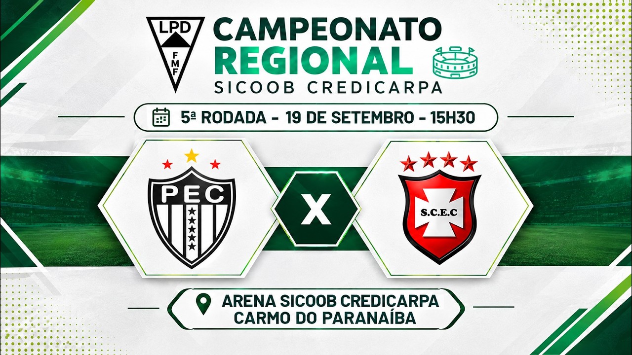 PARANAÍBA x SANTA CRUZ - 5ª RODADA - CAMPEONATO REGIONAL SICOOB CREDICARPA LPD 2026