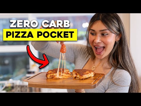 ZERO CARB Crust Hot Pocket! Low Carb Cheesy Pizza