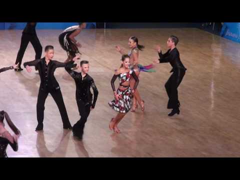 WDSF Open Junior 2 Latin 1/4 Jive Ruslan Ibragimov - Arina Sakharova