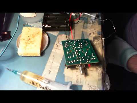 Velleman Super Stereo Ear MiniKit MK136 Audio Amplifier Solder Practice - Works!