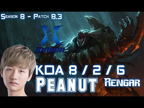 KZ Peanut RENGAR vs CAMILLE Jungle - Patch 8.3 KR Ranked