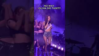 NO WAY OLIVIA DID THAT!! #oliviarodrigo #olivia #rodrigo  #gutsworldtour #gutsoliviarodrigo