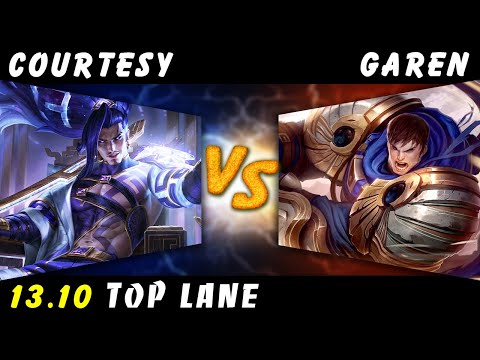 Courtesy - Yasuo vs Garen TOP Patch 13.10 - Yasuo Gameplay