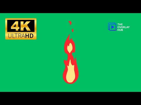 4K Green Screen Fire Animation 🔥 | Free Flame Effect Overlay (No Copyright)
