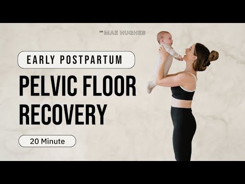 Early Postpartum Rehab Pelvic Floor & Core Workout | Tension Release & Gentle Connection