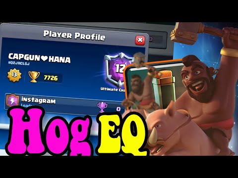 HOG EARTHQUAKE  BEAT EVERY Meta DECK w/ CAPGUN❤️HANA  - Clash Royale