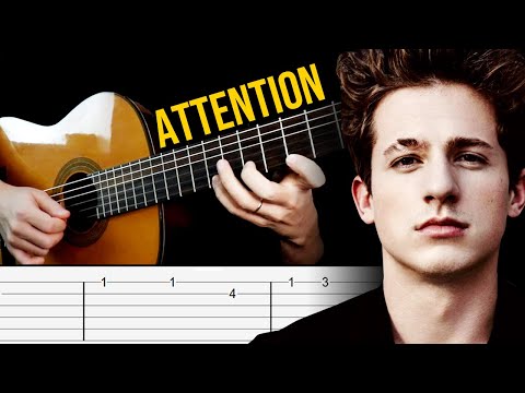 ATTENTION (Charlie Puth) Guitar Tabs Tutorial | Cover