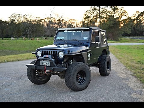 2001 Jeep Wrangler TJ 4.0L Banks Monster Exhaust + CAI Sound