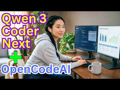 Qwen 3 Coder Next with OpenCode