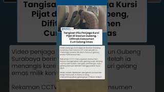 Viral Tangis Sesenggukan Penjaga Kursi Pijat di Stasiun Gubeng, Difitnah Curi Gelang Emas