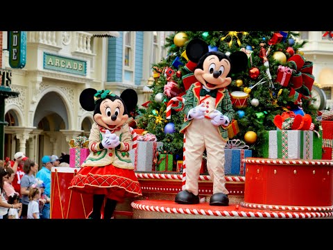 Mickey's Once Upon A Christmastime Parade 2025 Daytime FULL SHOW in 4K | Magic Kingdom Disney World