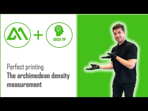 AMcademy Quick Tips #52: Perfect printing with parameters: the Archimedean density measurement