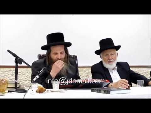 Ungvar Rebbe Commemorating His Father's Yahrtzeit - Elul 5773