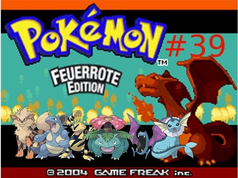 Lets Play Pokemon Feuerrot #39 - Saphira gegen die Zinnoberinsel Arena