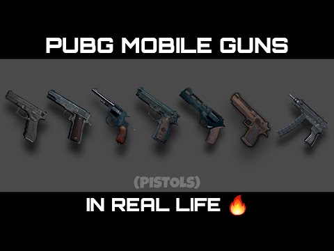 PUBG Mobile Guns In Real Life (Pistols) | Pubg Weapons In Real Life 🔥