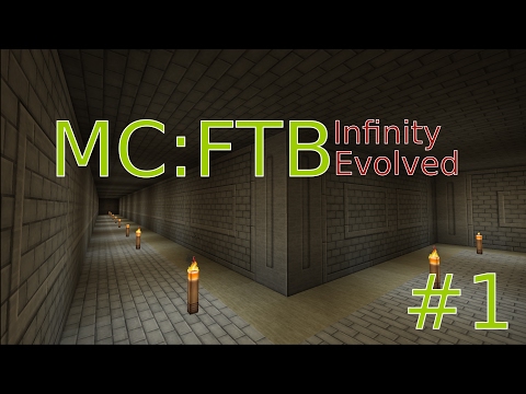 Let's play Minecraft FTB Infinity Reloaded - Starting a Tunnel