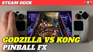 Pinball FX on the Steam Deck - Godzilla vs Kong Table Review!