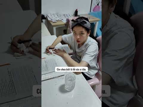 Khi con gái không may làm ướt bài tập #kienthucthuvi  #giaitri