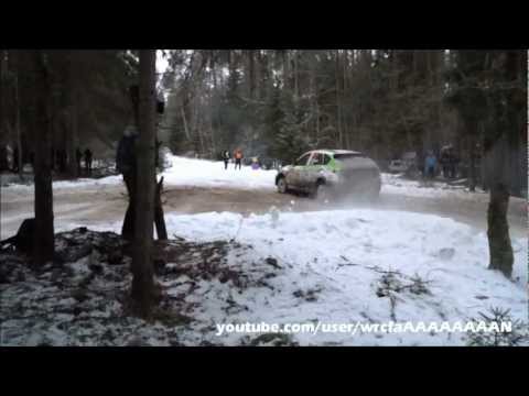 2013 ERC Latvia Accident SS14 Run Away Marshal!