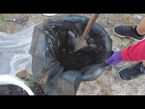 One Dollar Compost Bin! Laundry Basket Turned Compost Bin! #BudgetGardening #simple