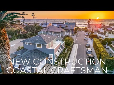 Welcome to this New Construction Coastal Craftsman in Del Mar