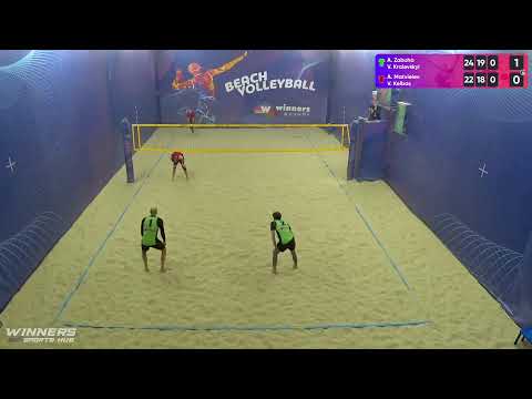 16:20 A. Zabuha / V. Kraievskyi - A. Matvieiev / V. Kelbas 02.03.2023 | Winners Beach Volleyball