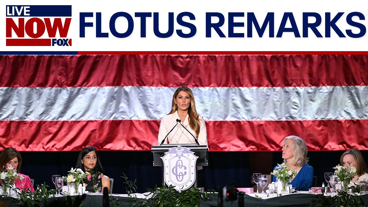 First Lady Melania Trump delivers remarks at 113th annual First Lady's Luncheon