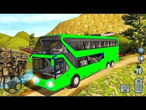 Real Uphill Offroad Bus Driving Simulation 2019 - Android Gameplay FHD