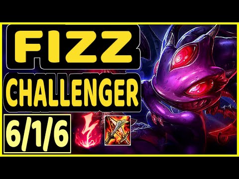 JJUN (FIZZ) - 6/1/6 KDA CHALLENGER GAMEPLAY - KR
