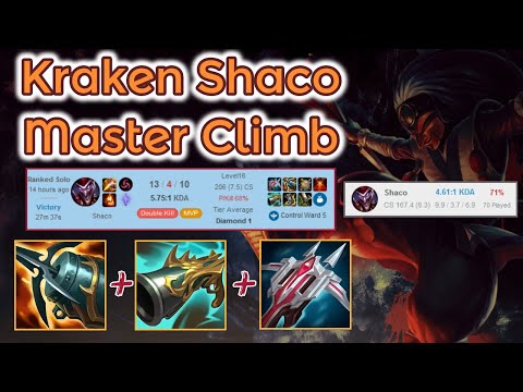 Diamond 1 97lp! Shaco Jungle to Master - Season 11 [League of Legends] Full Gameplay- Infernal Shaco