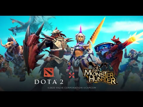 DOTA 2 x MONSTER HUNTER - NEW MATERIALS? NEW PETS?