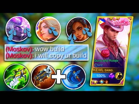 THIS BUILD TOTALLY DESTROYED META HEROES!!🔥 CLINT FULL DAMAGE HACK BUILD! MUST TRYYYYY