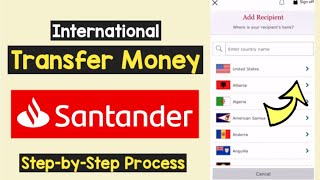 International Wire Transfer Santander | Santander Send Money Abroad Internationally Bank Transfer