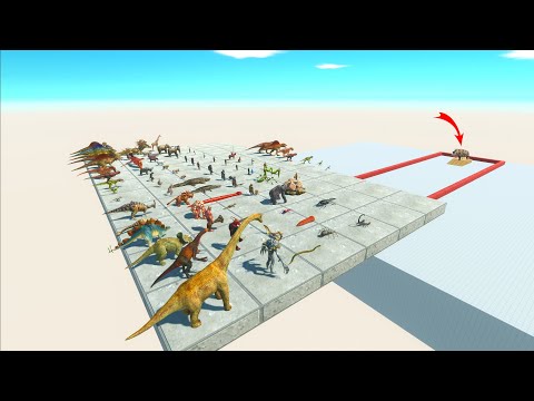 Falling Race To Get A PIG - All Units | Animal revolt Battle Simulator