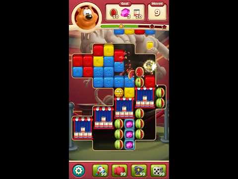 Toon Blast Level 7046 - NO BOOSTERS 🐻🐺🐱 | SKILLGAMING ✔️