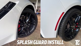 HOW TO: Installing Splash Guards/Mud Flaps on my C7 Corvette (2014-2019)