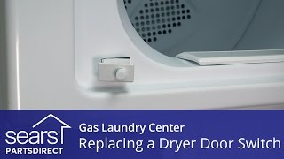 Replace a Gas Laundry Center Dryer Door Switch (Kenmore, Frigidaire)