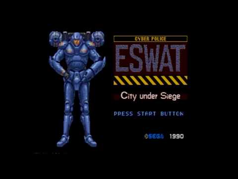 ESWAT: City Under Siege (Genesis / Mega Drive) Playthrough... again on real hardware