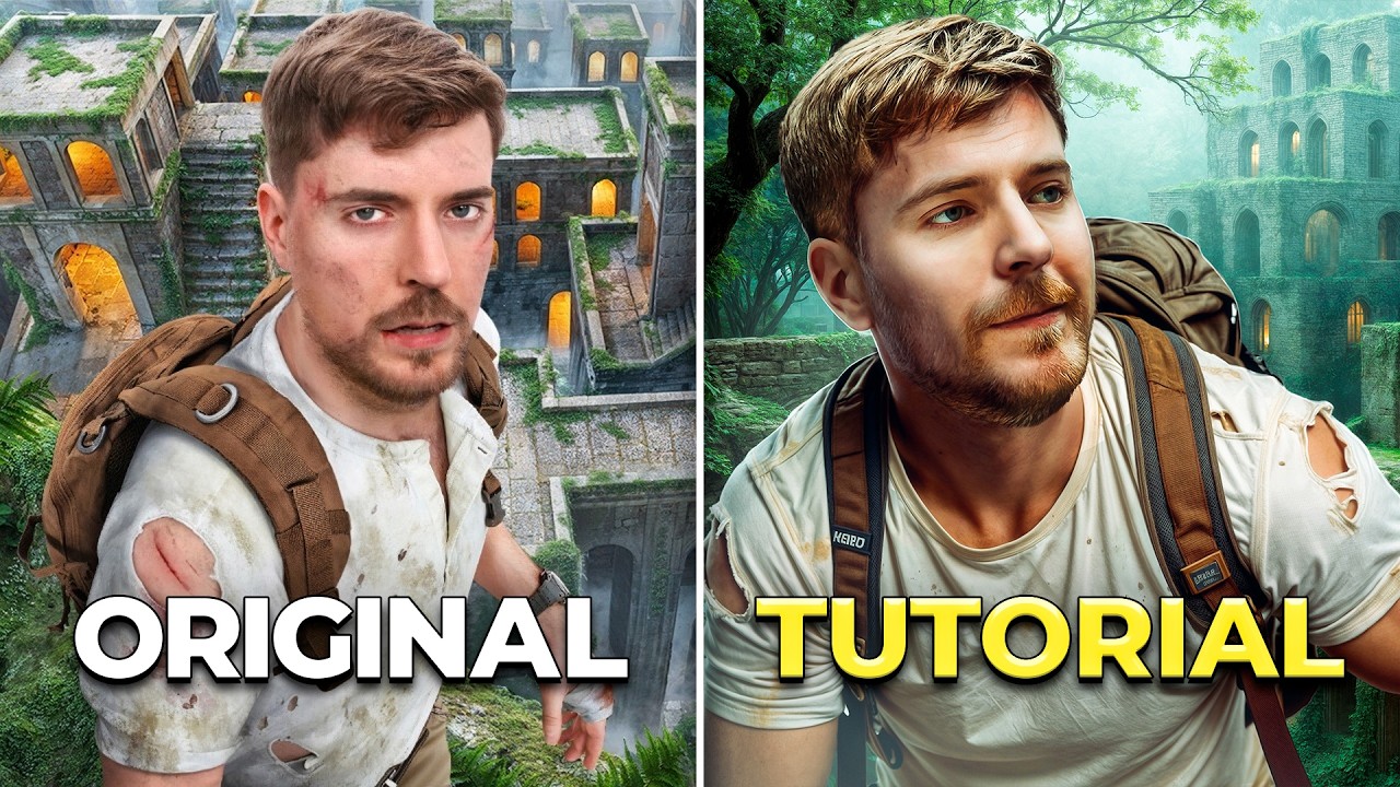 O segredo para fazer THUMBNAIL igual MrBeast | Photoshop
