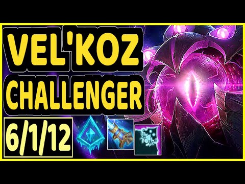 JIIN (VEL'KOZ) - 6/1/12 KDA MID CHALLENGER GAMEPLAY - KR