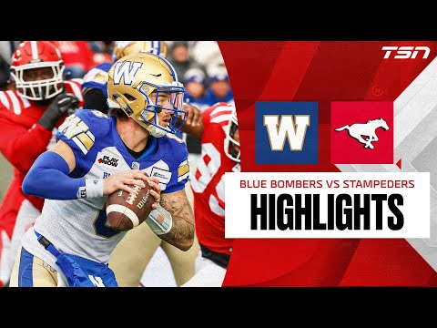 CFL WEEK 11: Blue Bombers vs. Stampeders