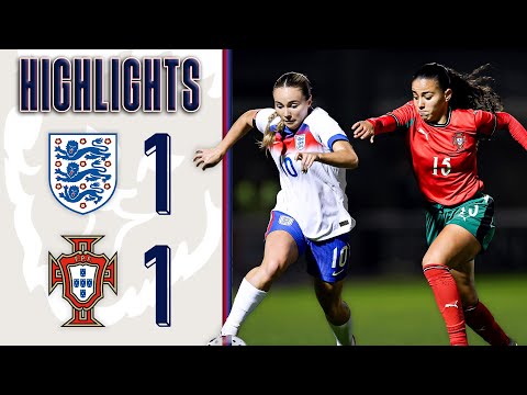 Young Lionesses Held In Northampton | England WU23 1-1 Portugal WU23 | Highlights